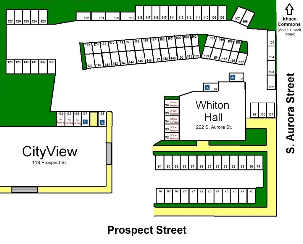 Cityview and Whiton Parking Map