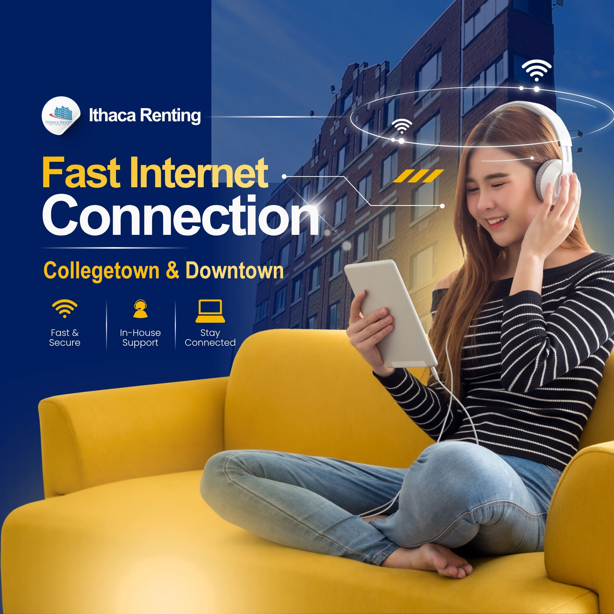 fast internet collegetown ithaca and downtown ithaca